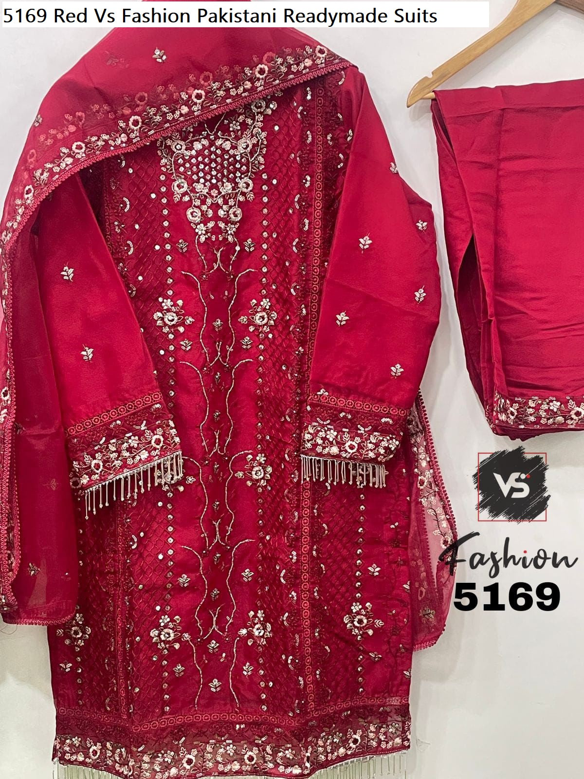 5169Red Vs Fashion Pakistani Readymade Suits