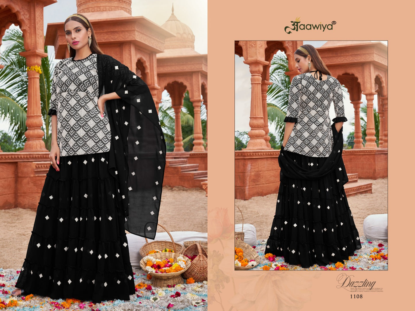 1108 Muraad Vol 1 Aawiya Readymade Suits