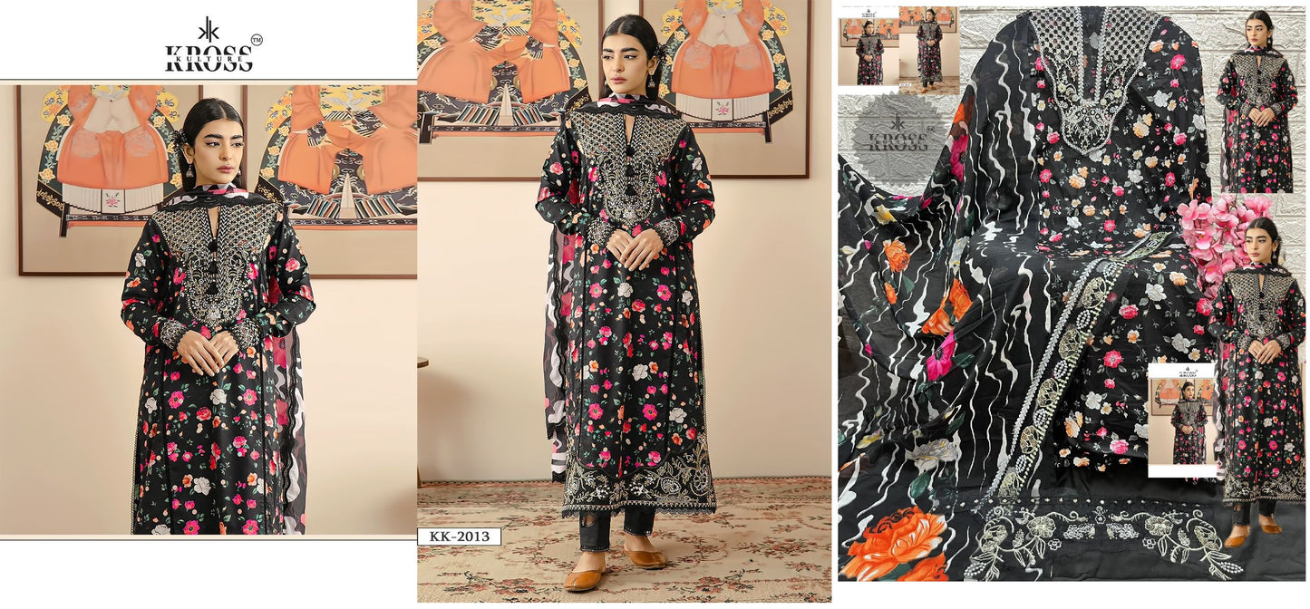 Kk-2013 Kross Kulture Pakistani Salwar Suits