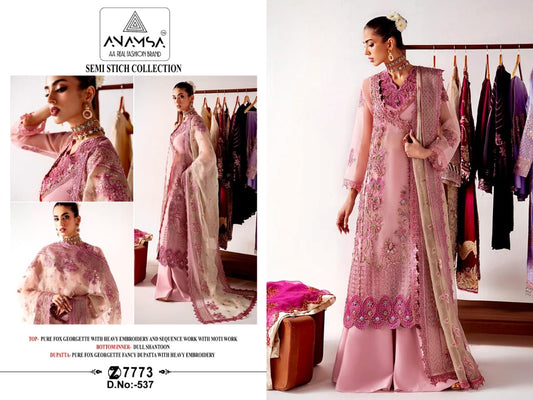 537 Anamsa Georgette Pakistani Salwar Suits