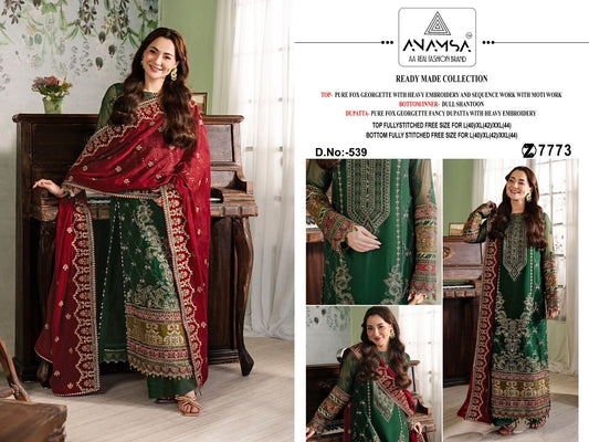 539 Anamsa Embroidered Pakistani Readymade Suits