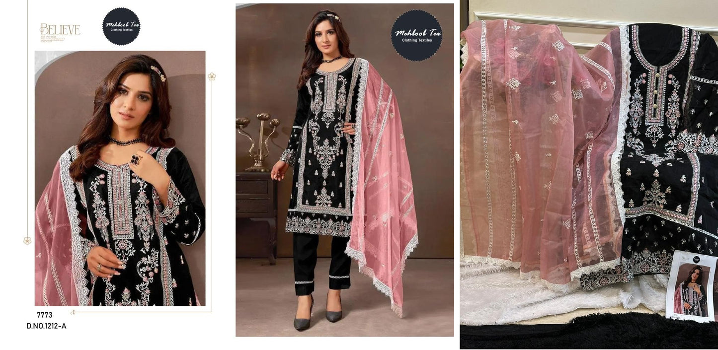 1212A Mehboob Tex Pakistani Salwar Suits