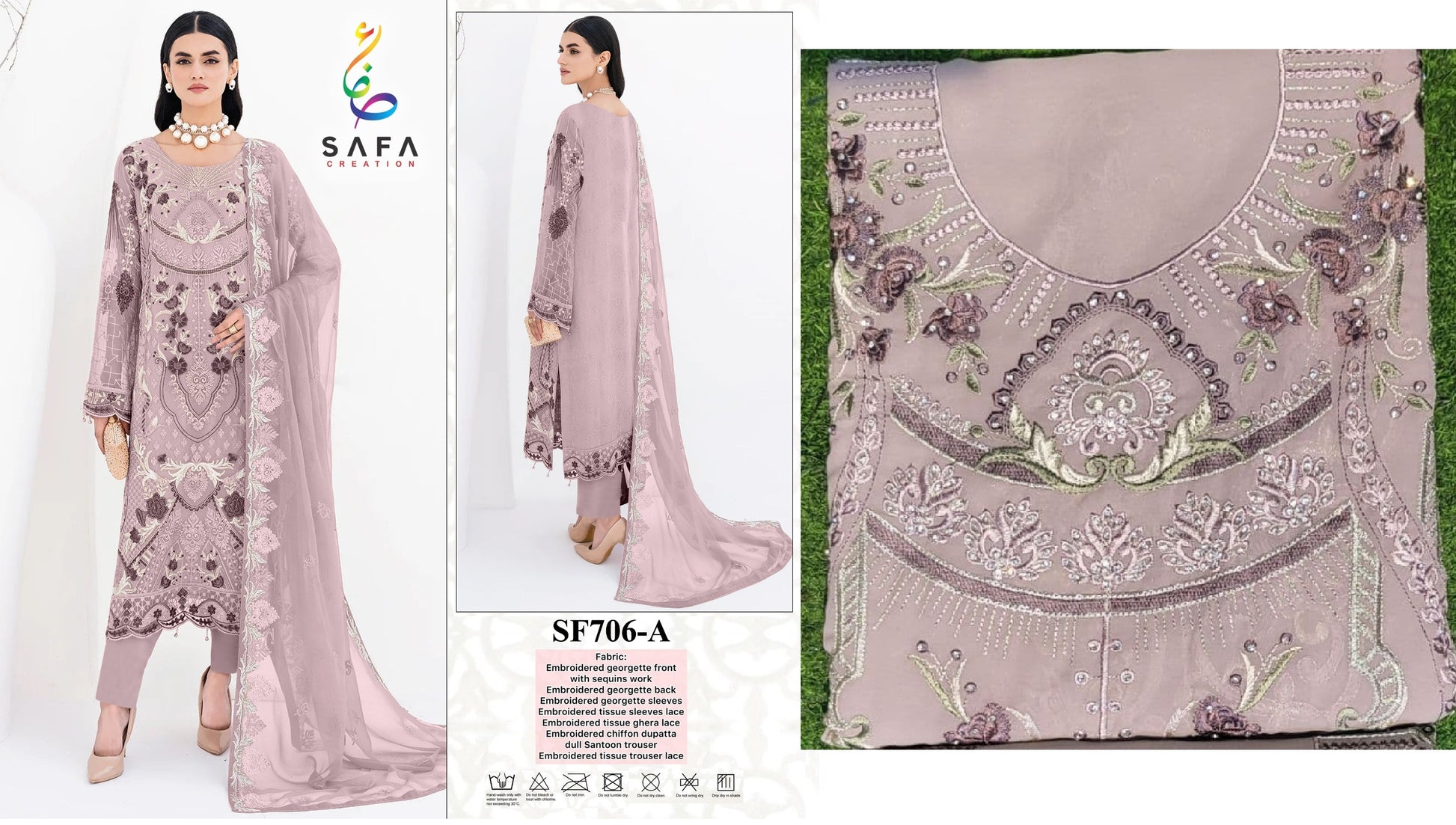 706A Safa Creation Pakistani Salwar Suits