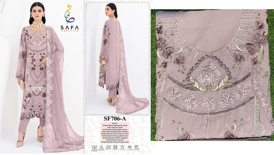 706A Safa Creation Pakistani Salwar Suits