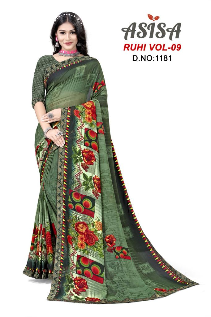 1181 Ruhi Vol 9 Asisa Sarees