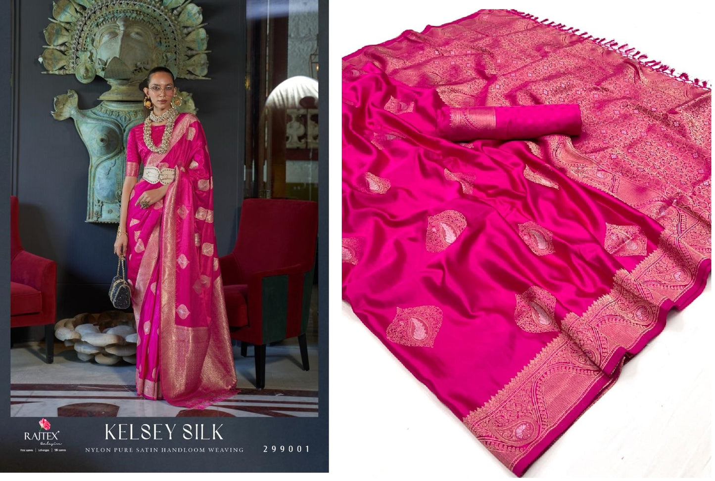299001 Kelsey Rajtex Sarees