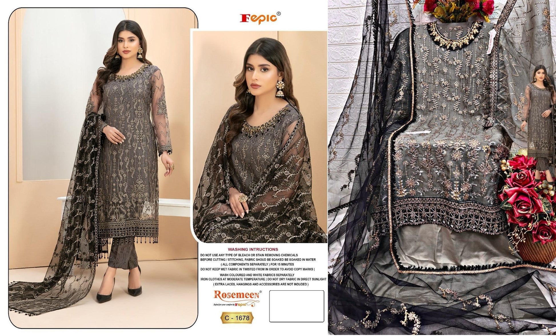 1678 Fepic Pakistani Salwar Suits