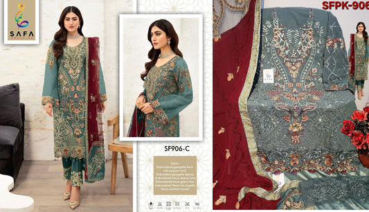906C Safa Creation Pakistani Salwar Suits