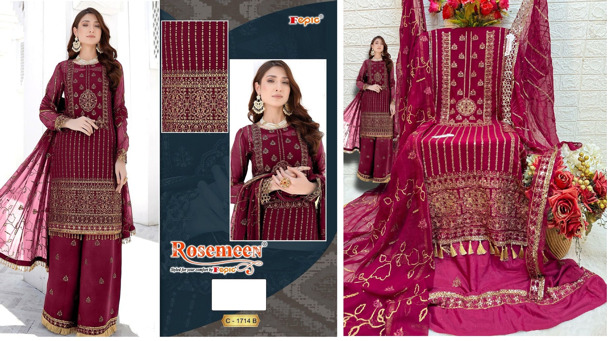 1714B Fepic Pakistani Salwar Suits