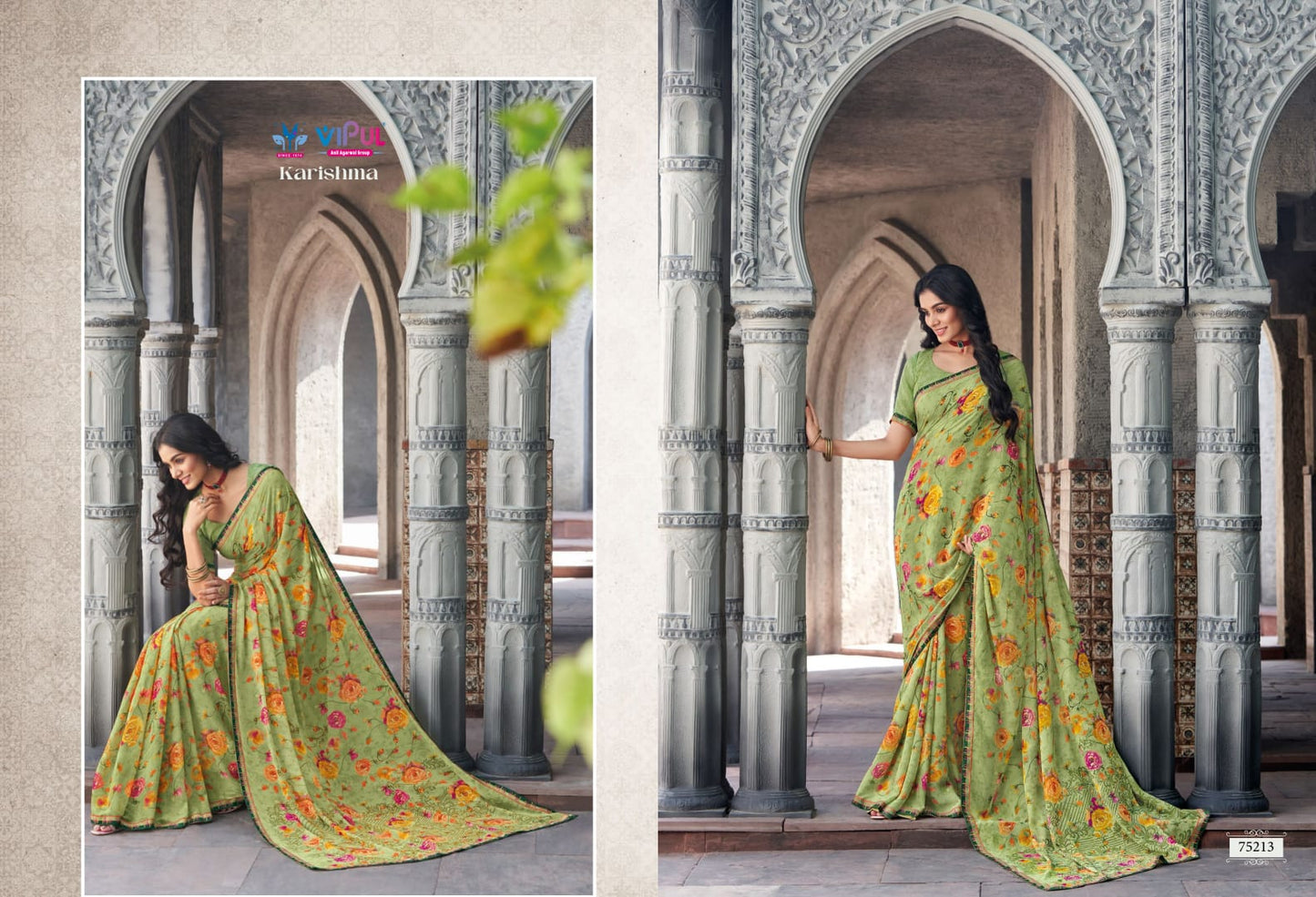 75213 Karishma Vipul Sarees