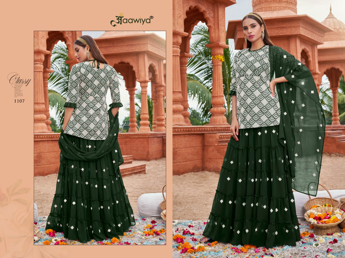 1107 Muraad Vol 1 Aawiya Readymade Suits