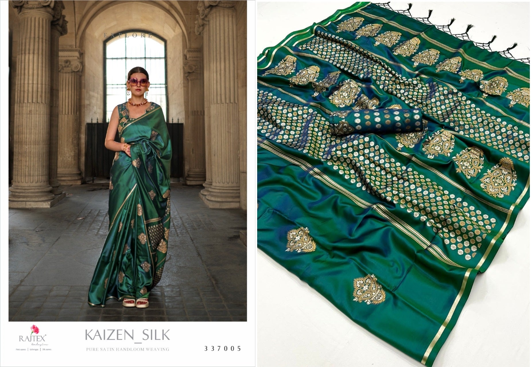 337005 Kaizen Silk Rajtex Sarees