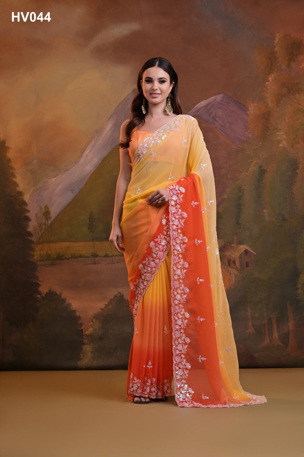 44 Kajal Padding Fashion Berry Sarees