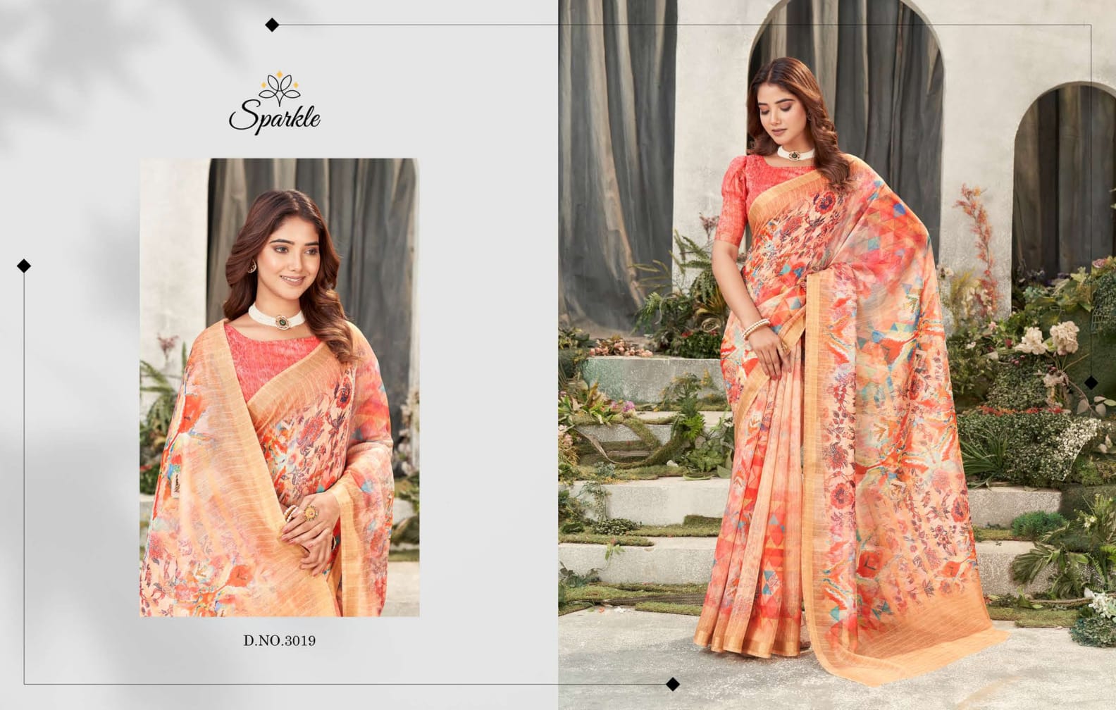 3019 Ahaana Charmi Fashion Sarees