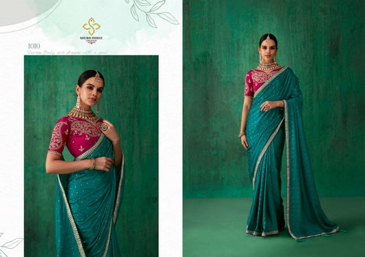 1010 Nurvi Shubh Shree Sarees