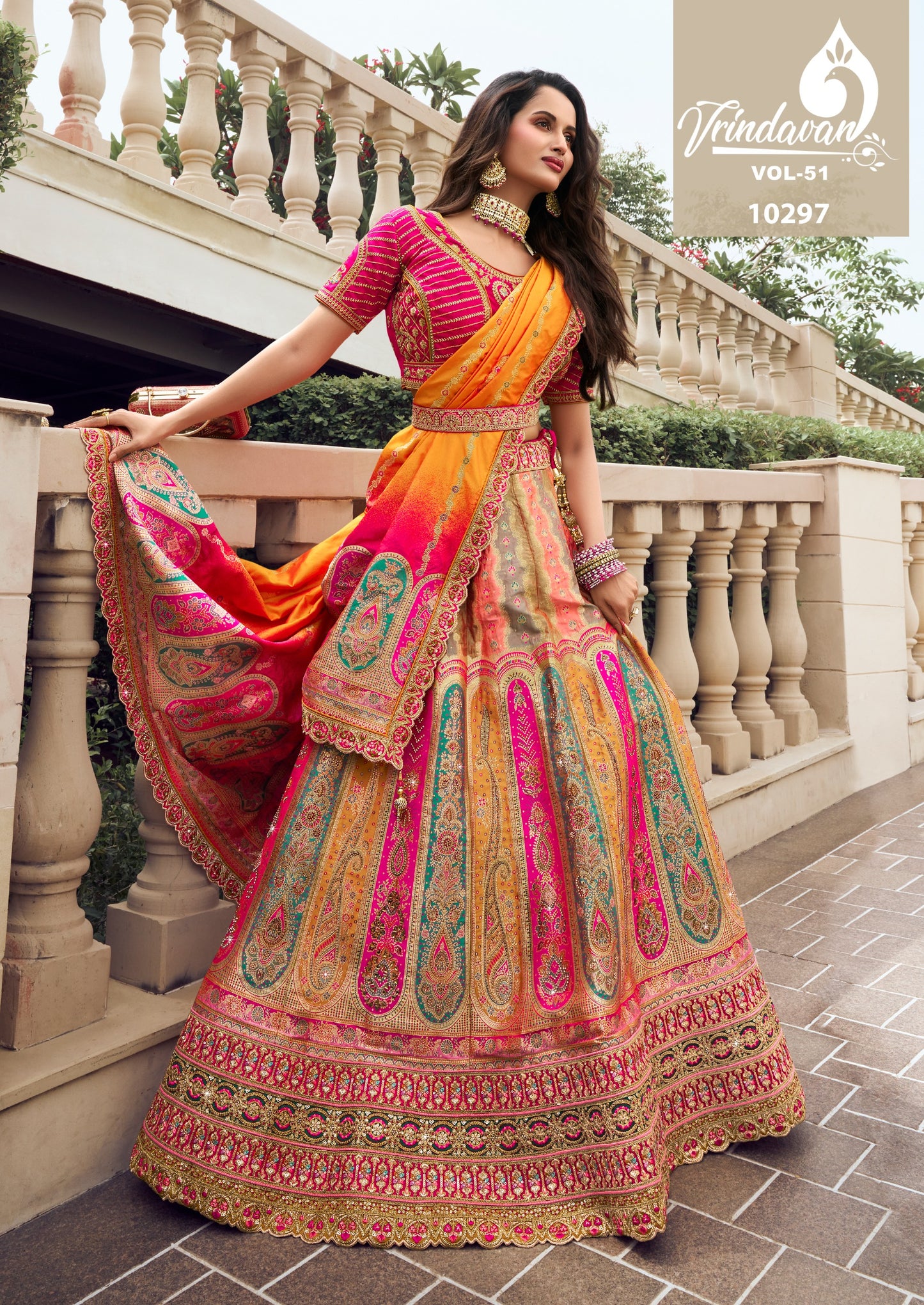 10297 Vrindavan Vol 51 Royal Lehenga Choli