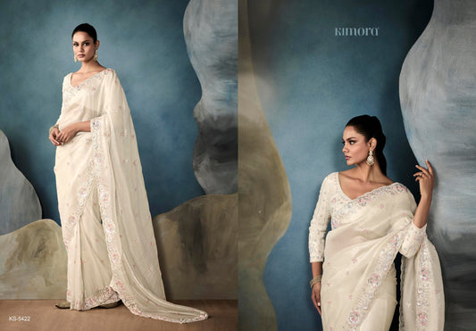 5422 Iconic Kimora Tissue Sarees