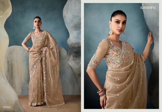 5425 Iconic Kimora Tissue Sarees