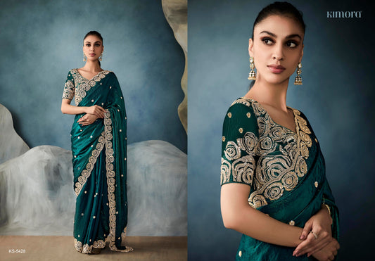 5428 Iconic Kimora Tissue Sarees