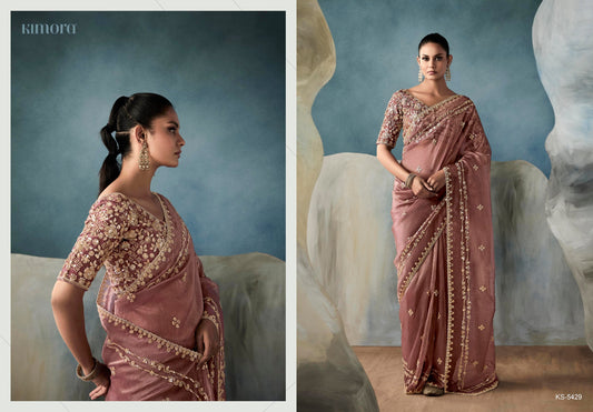 5429 Iconic Kimora Tissue Sarees