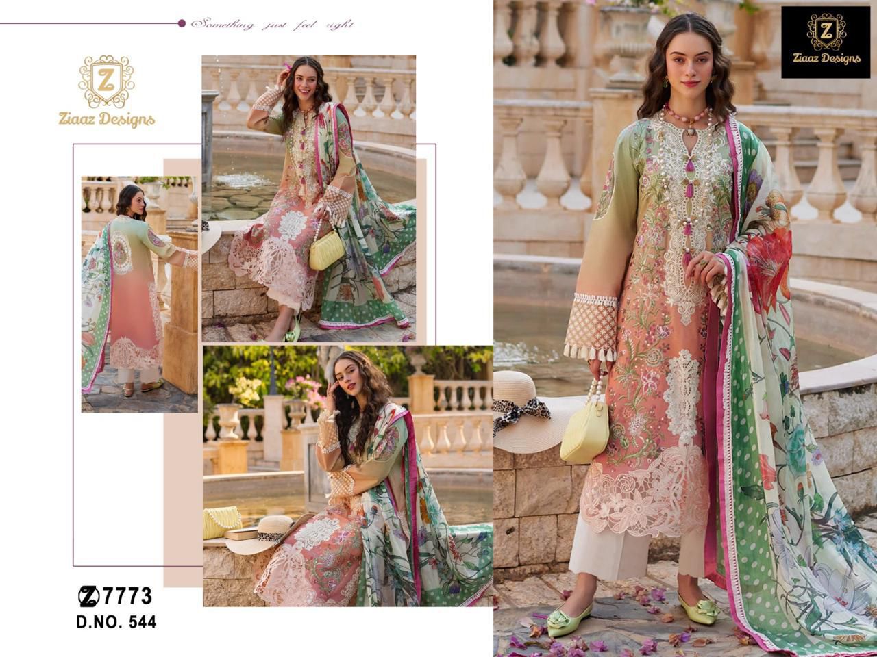 544 Ziaaz Designs Pakistani Salwar Suits