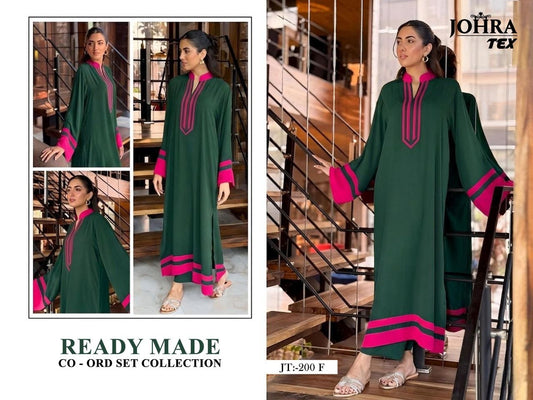 200-F Johra Tex Pakistani Readymade Suit