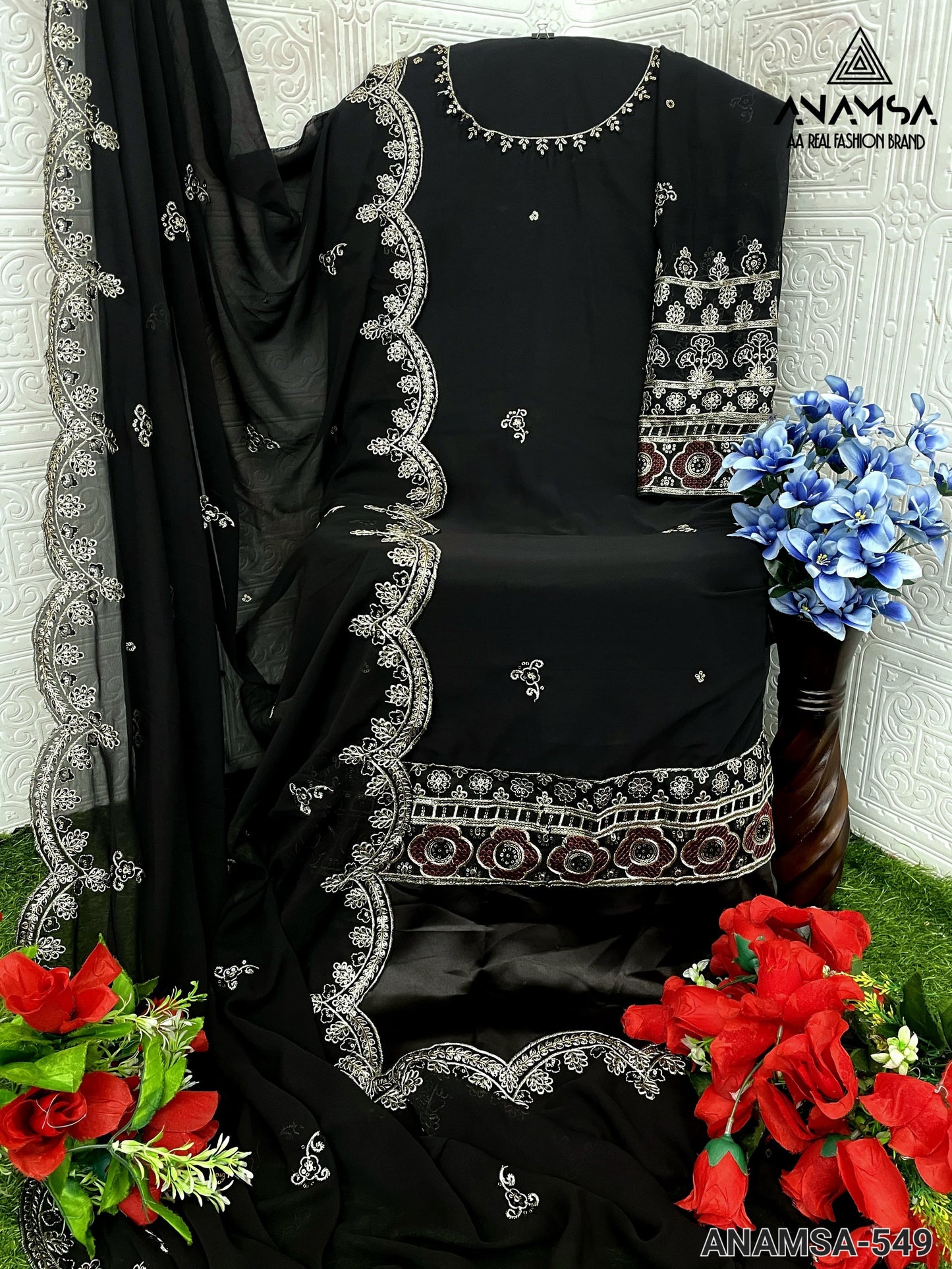 549 Anamsa Georgette Pakistani Salwar Suits