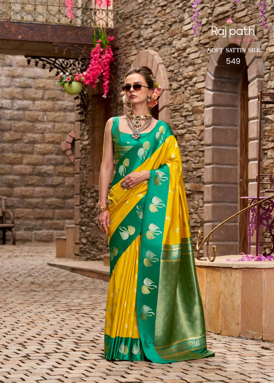 549 Sindhu Ghat Rajpath Satin Silk Sarees