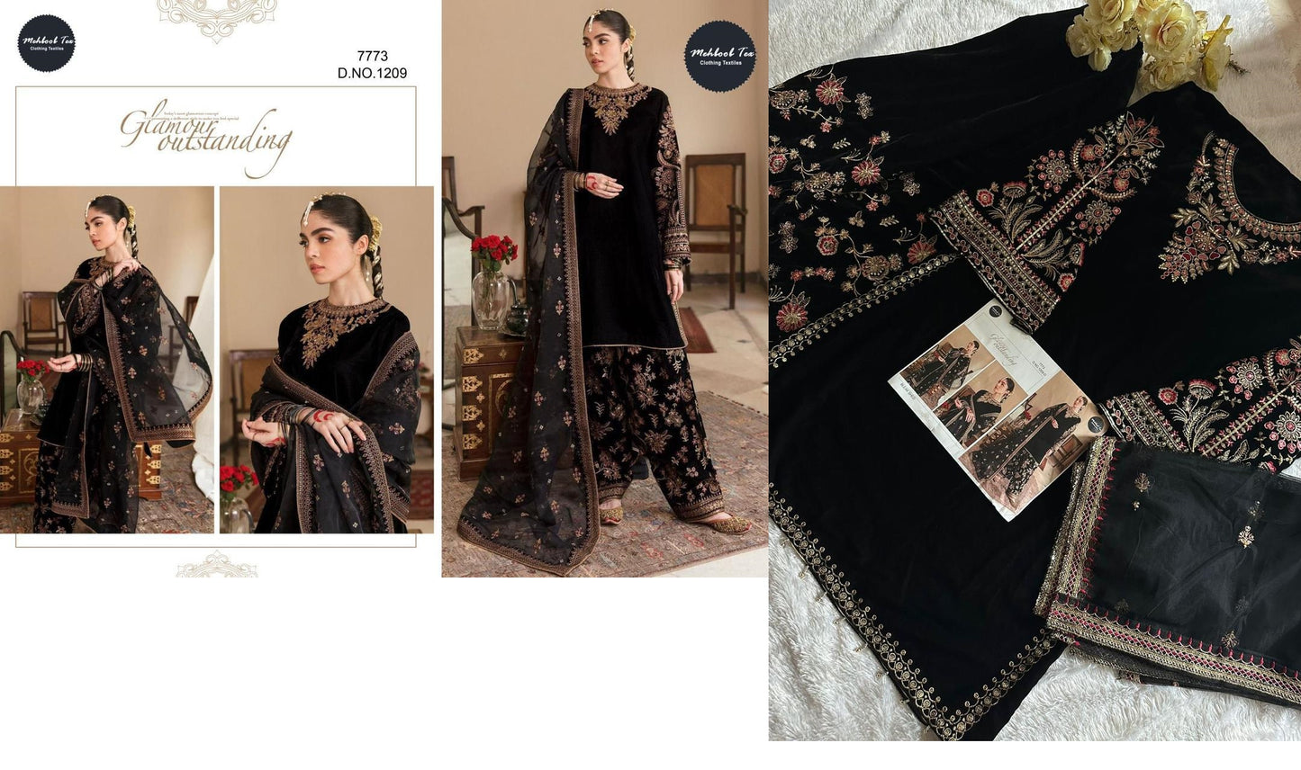 1209 Mehmood Tex Pakistani Salwar Suits