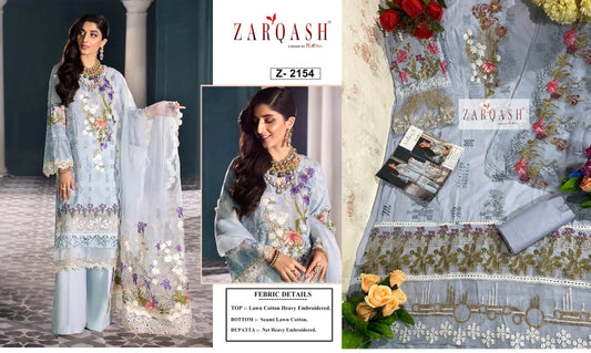 2154 Zarqash Pakistani Salwar Suits