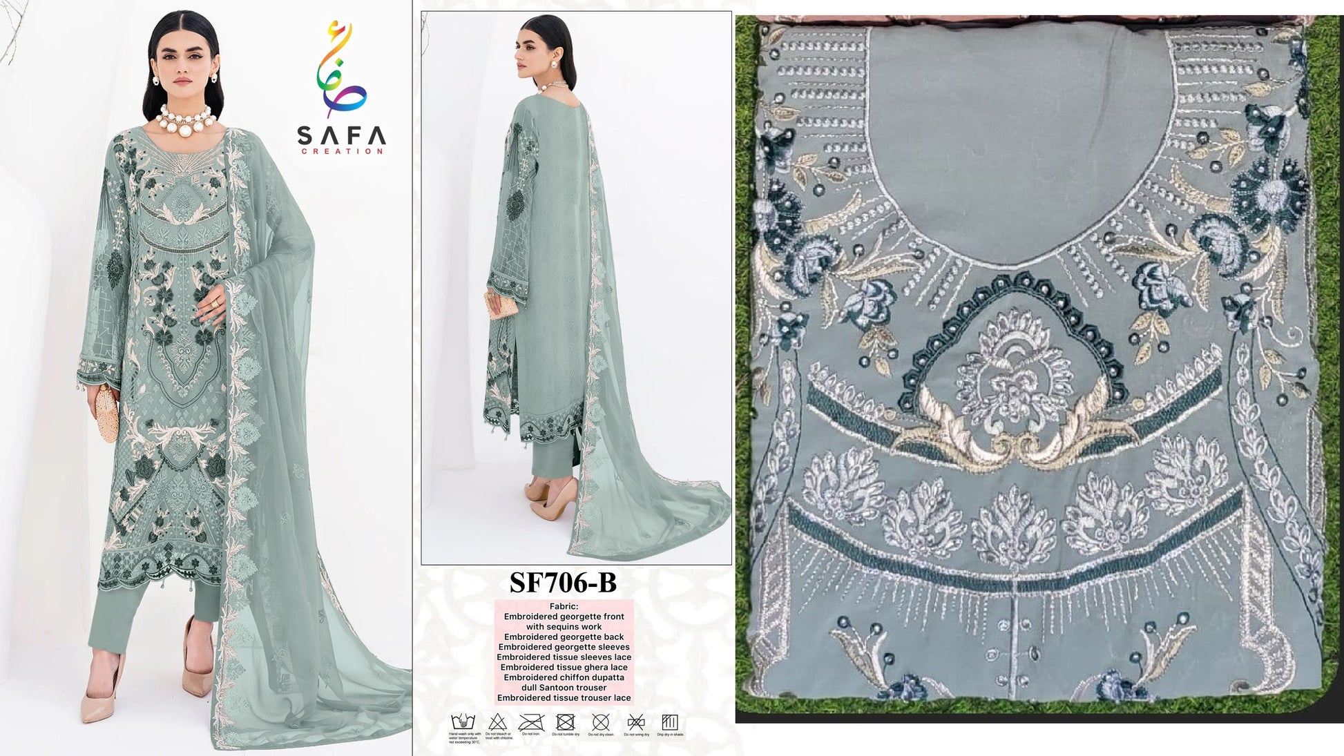 706B Safa Creation Pakistani Salwar Suits