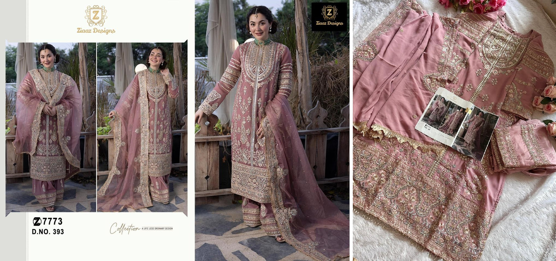 393 Ziaaz Designs Pakistani Salwar Suits