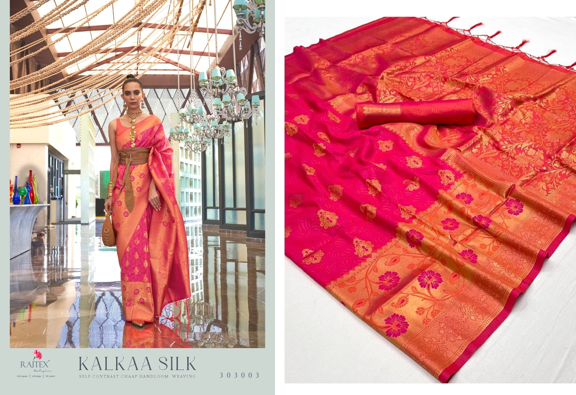 303003 Kalkaa Rajtex Sarees