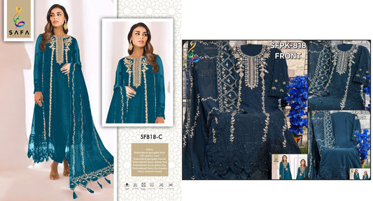 818C Safa Creation Pakistani Salwar Suits