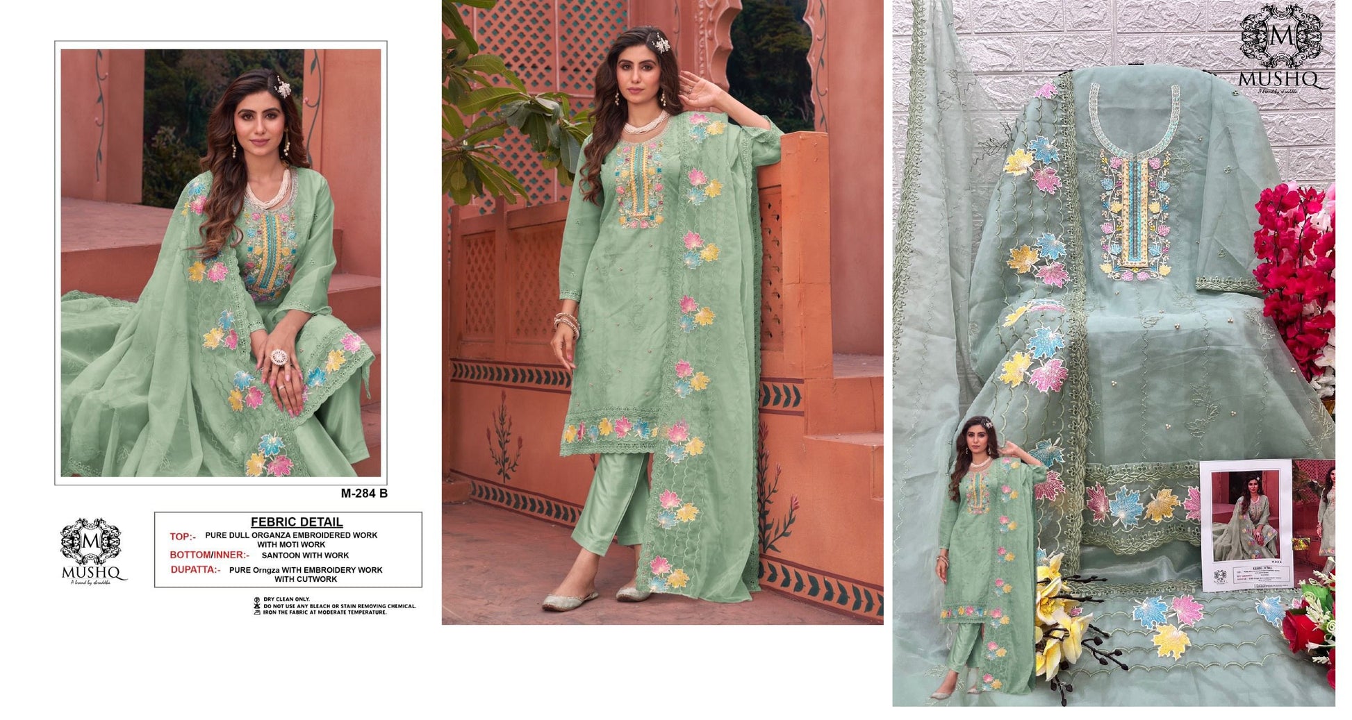 284B Mushq Pakistani Salwar Suits