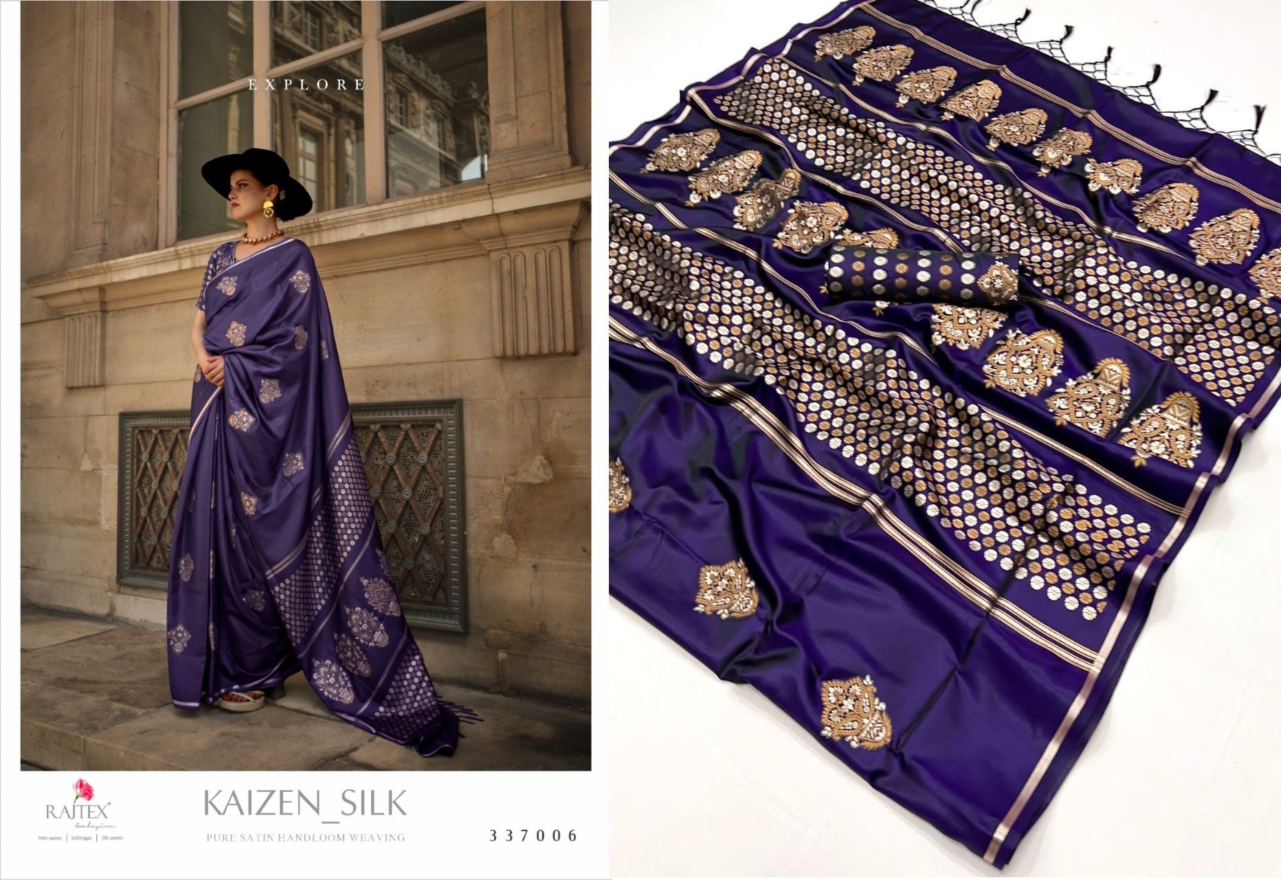 337006 Kaizen Silk Rajtex Sarees