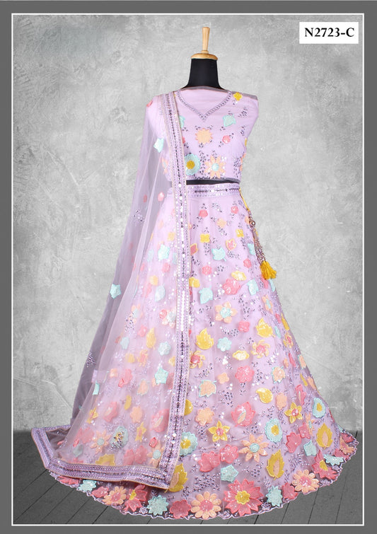 2723C Nimaya Shubharambh Vol 3 Mahotsav Lehenga Choli