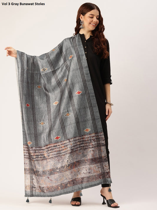 Vol 3 Gray Bunawat Stoles