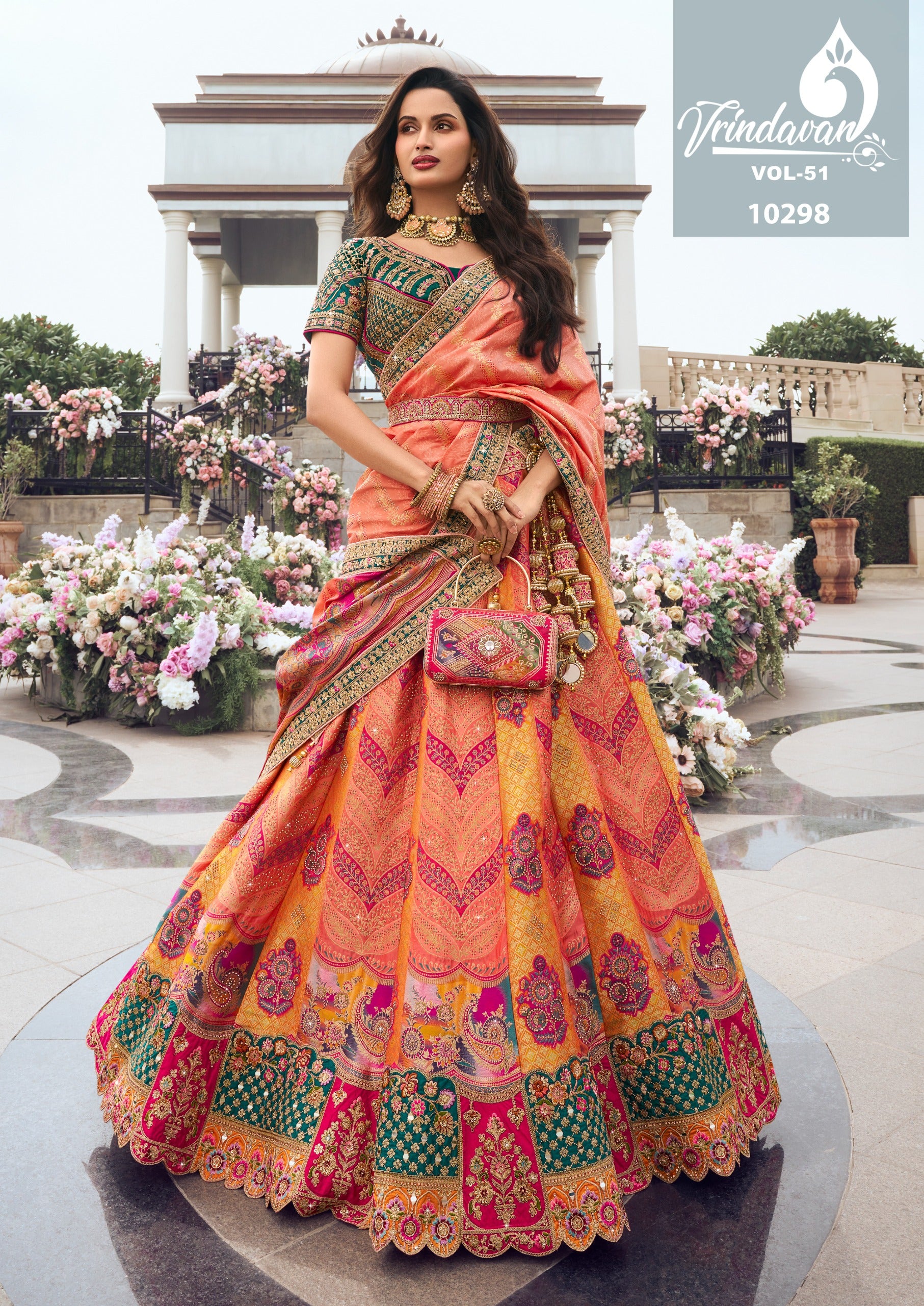 10298 Vrindavan Vol 51 Royal Lehenga Choli