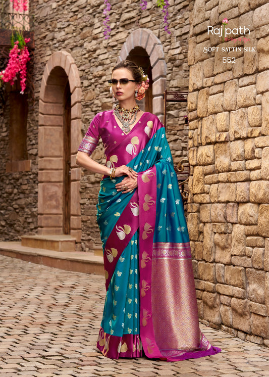 552 Sindhu Ghat Rajpath Satin Silk Sarees