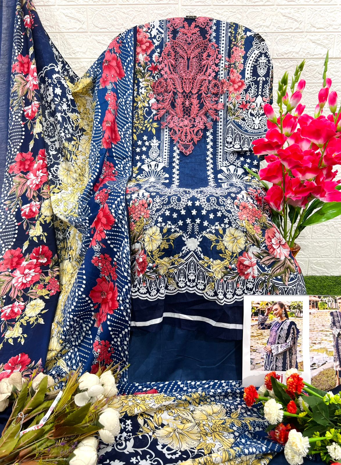 552 Taj Creations Embroidery Pakistani Salwar Suits