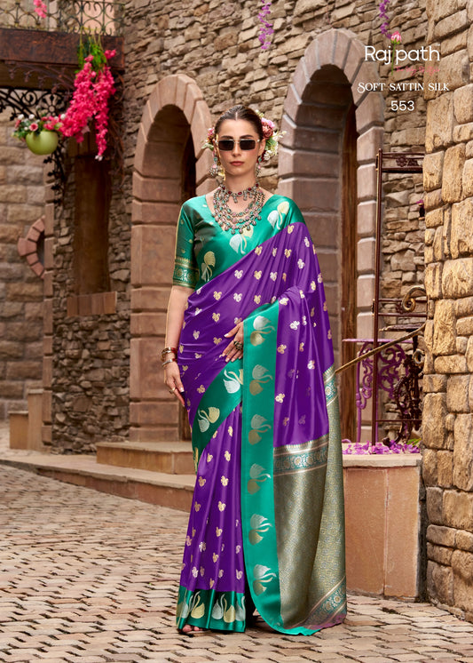 553 Sindhu Ghat Rajpath Satin Silk Sarees