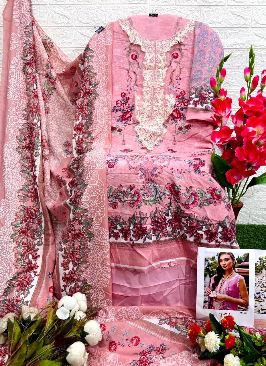 553 Taj Creations Cotton Pakistani Salwar Suits