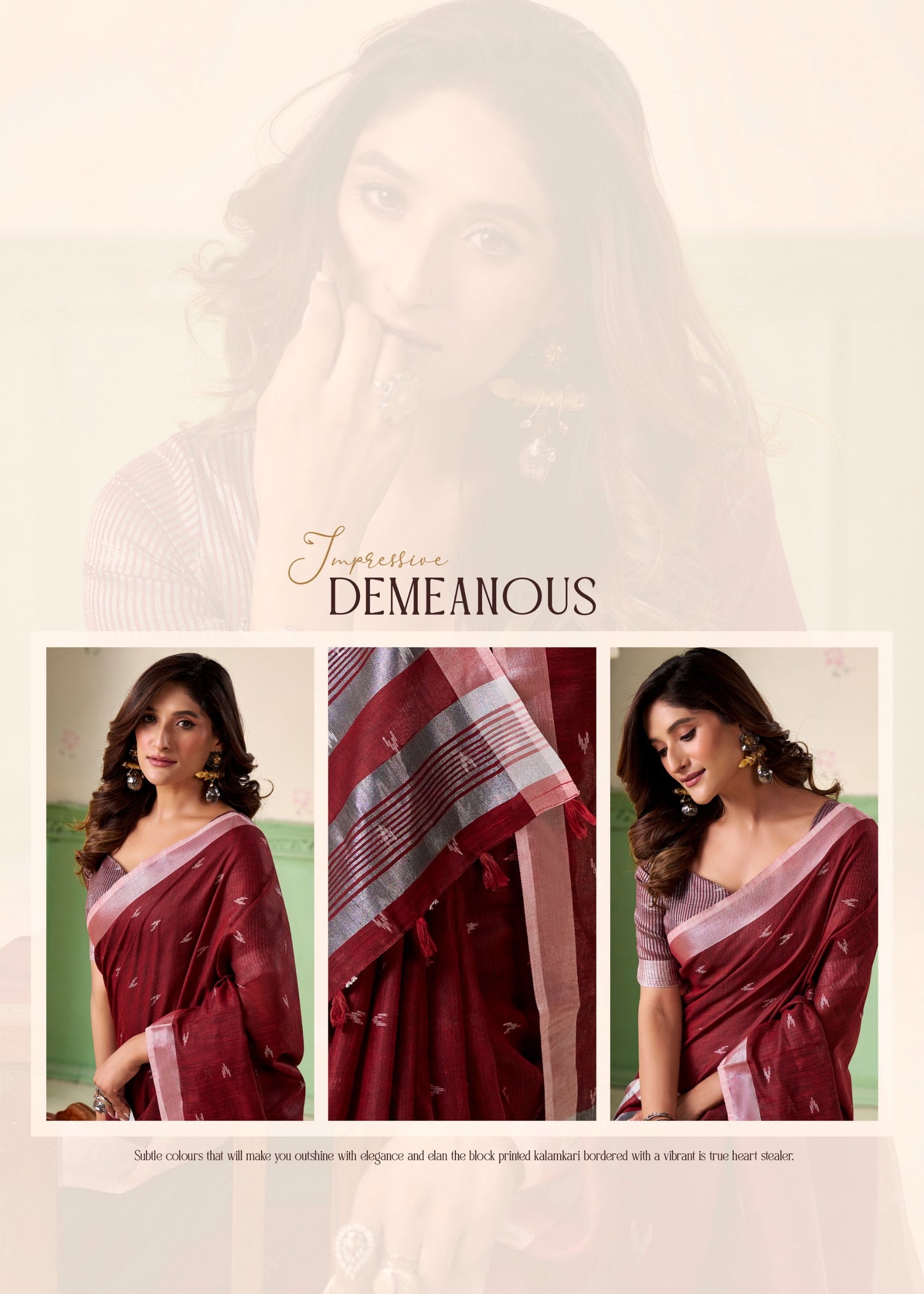 554 Khyati Rajpath Linen Silk Sarees