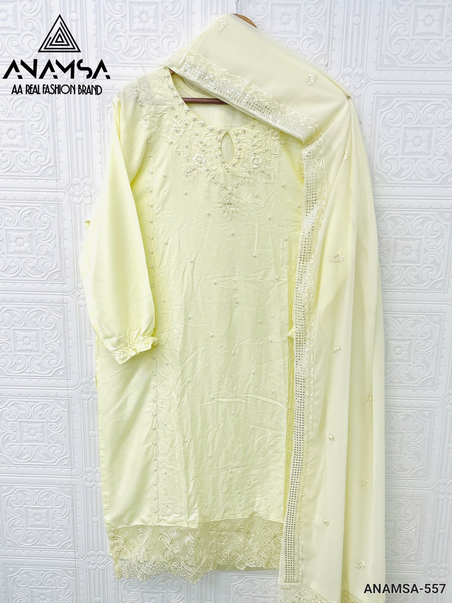 557 Anamsa Sequence Work Pakistani Readymade Suits