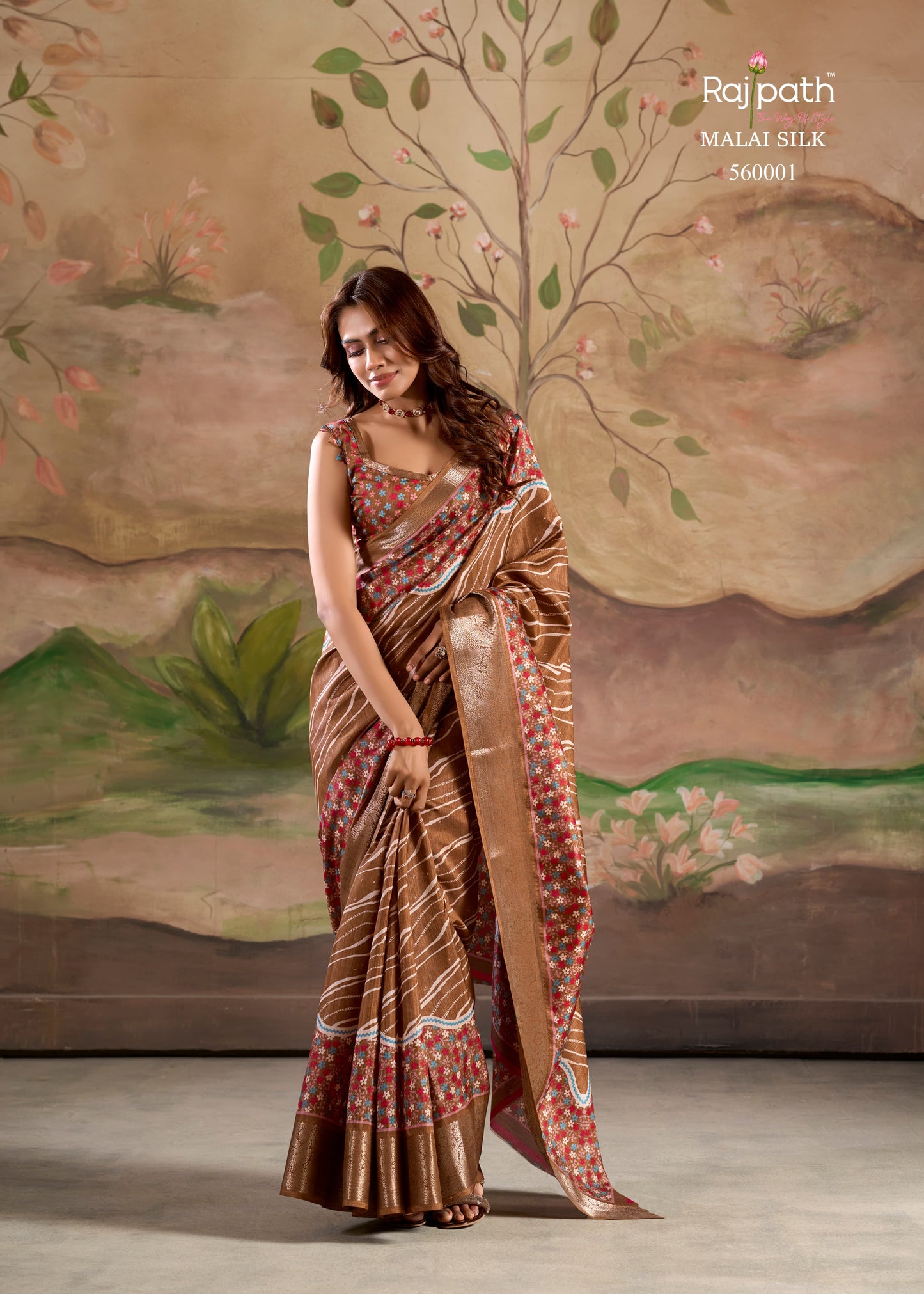 560001 Jamoon Rajpath Dola Silk Sarees