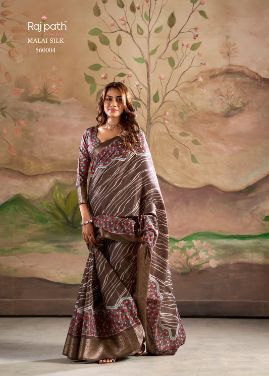 560004 Jamoon Rajpath Dola Silk Sarees