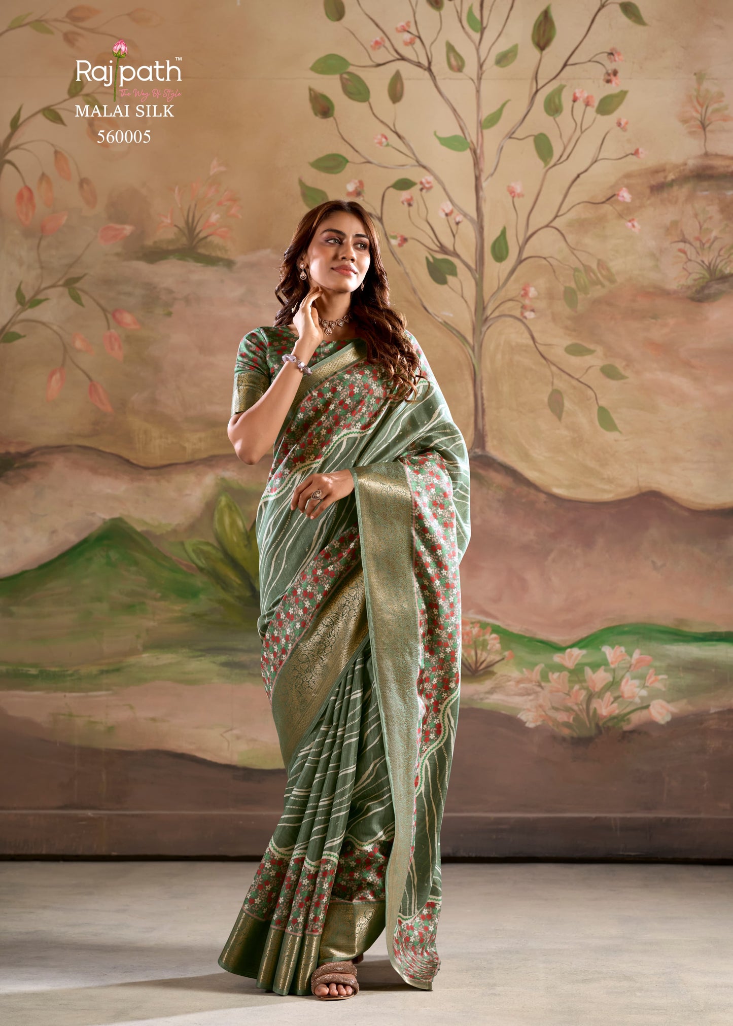 560005 Jamoon Rajpath Dola Silk Sarees