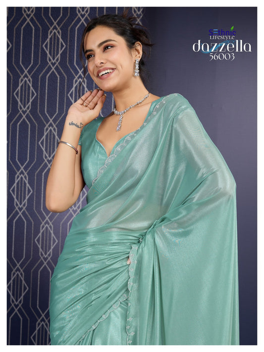 56003 Dazzella Sethnic Georgette Sarees