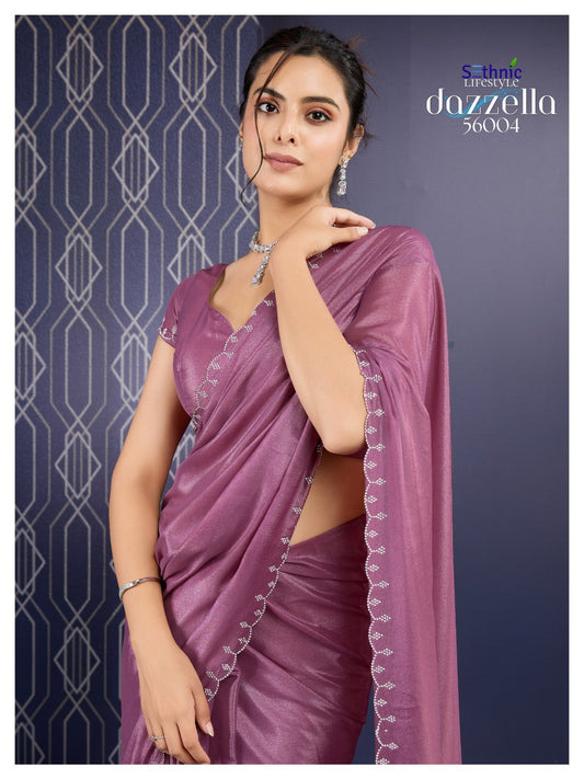 56004 Dazzella Sethnic Georgette Sarees